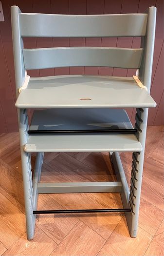 Tripp Trapp High Chair with matching baby set and fabrics