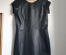 I.code Real Leather Dress Size Uk 14 (eu 42)