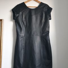 I.code Real Leather Dress Size Uk 14 (eu 42)