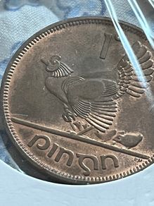1968 'chickless' Irish Penny - RARE