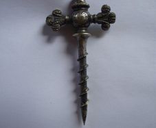 Antique silverplate champagne tap stamped S. Maw & Son London - Circa 1890's