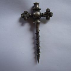 Antique silverplate champagne tap stamped S. Maw & Son London - Circa 1890's