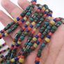 Antique African Style MultiColor 4-5.5mm Glass Beads Necklace Strand Image 4
