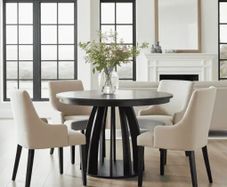 Axis Black Extendable Dining Table  100 to 140cm