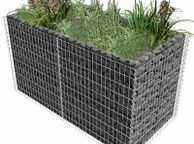 main image for ad Gabion Raised Bed Steel 180x90x100 cm Silver