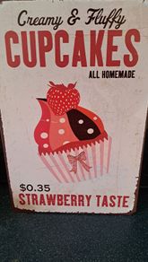 Vintage style metal sign