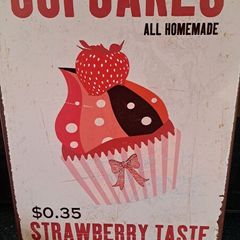 Vintage style metal sign