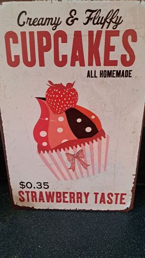 Vintage style metal sign