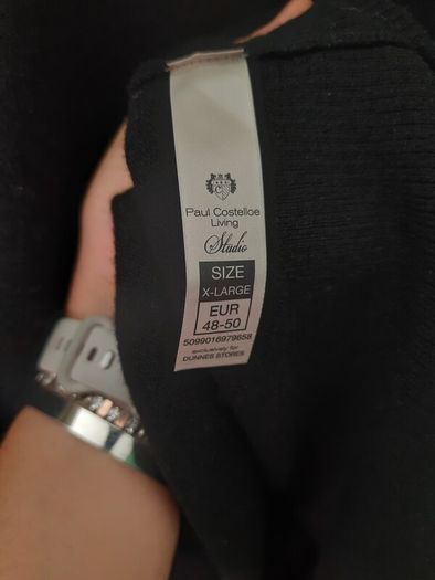 100% Wool Paul Costelloe Living Studio V-neck Jumper