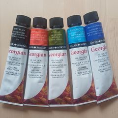 Daler Rowney Georgian Oil Paints 5 Tubes 120ml