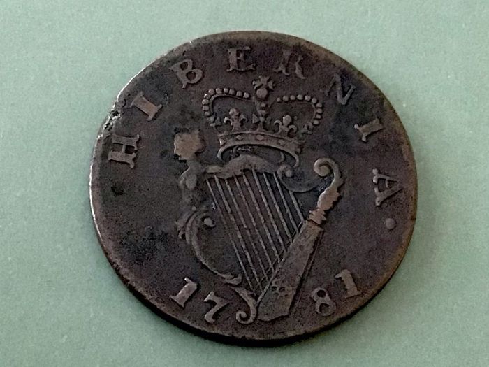 Ireland Geo III 1781 Halfpenny