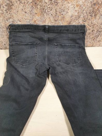 mens Topman stretch skinny jeans with rips waist 32 leg 34