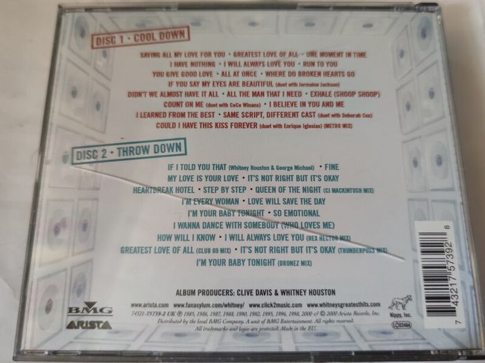 Whitney Houston - The Greatest Hits 2Cd