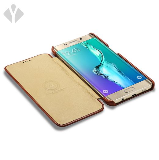 S6 Edge+ Full Body Vintage Leather Case