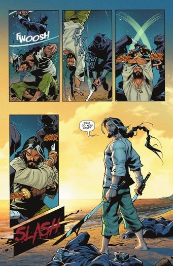 Ra's al Ghul Batman Original pencil drawn comic book page by Roger Cruz Robin Annual #1