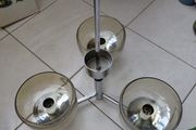 Antique G Sciolari lustre 3 arm ceiling and wall lights 1960s