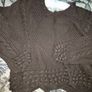 Vintage Golden Spiderweb Irish Handknit Bobble Jumper, AV Image 8