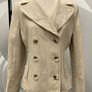 Marks and Spencer Per Una Beige Linen & Cotton Blazer Jacket Double Breast Image 3