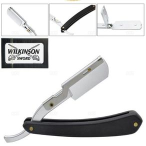Shavette Straight Edge Razor 5x WILKINSON Shaving Razor Blades #2