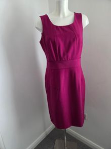 Never Worn. Flattering magenta dress from South. Size 14.