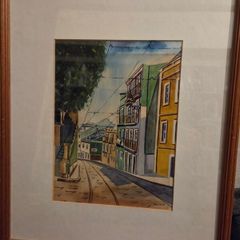 Casimiro Motta signed Watercolour