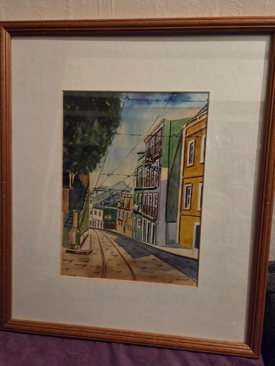 Casimiro Motta signed Watercolour