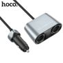 Hoco Car Charging outlet splitter. 2 x Power Outlet. 2 x USB-C. 3 x USB. 30W PD + QC3.0. Max combined output 147W. Z51 Image 5
