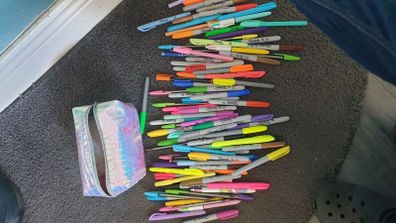 Sharpies 120pc all colours and case