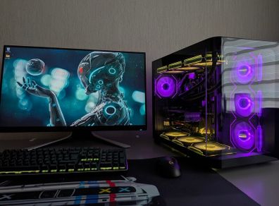 Full Setup Amd Ryzen Gaming Pc  | 5600 | Rtx 4060 | 32gb Ram | 1tb No M.2 | 750w Gold | 27" Fhd