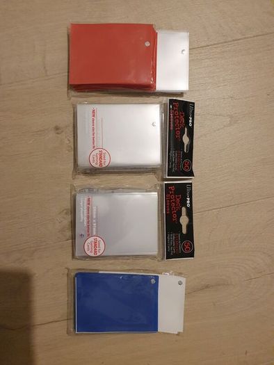 New Ultra-Pro Sleeves various colours 66x91mm (fits phonecard Callcard)