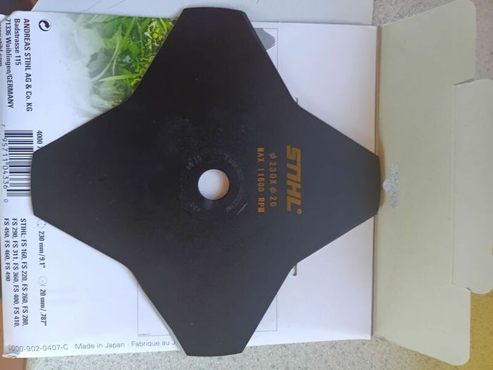 Stihl Grass Cut Blade - 20mm x 230mm