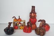 Handcrafted air dry clay pumpkin!