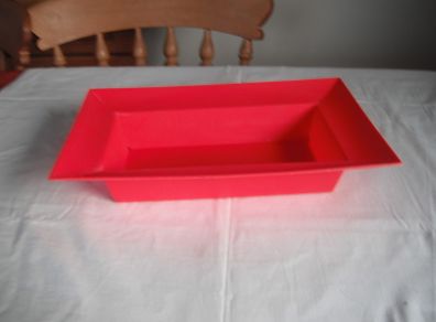 Red Plastic Flower Arranging Container for Sale