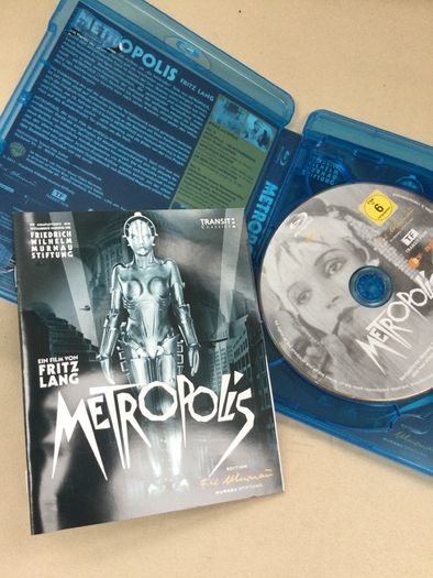 metropolis 3 blu ray disc edition german audio only rare noir fritz lang classic