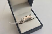 Brand New Hallmarked Silver &amp; 9ct Gold Ring