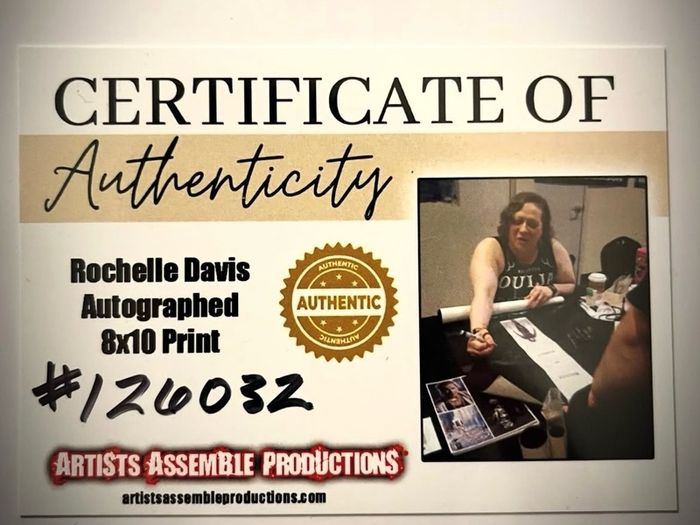The Crow Rochelle Davis Autograph COA