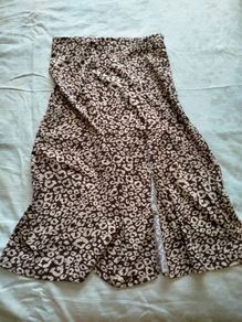 Animal print skirt