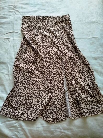 Animal print skirt