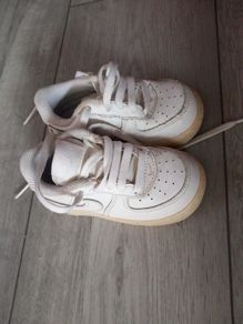 Nike baby Air Force white shoes trainers.  Size 5.5 UK. Suit boy or girl.