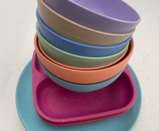 Kids bamboo dinnerware