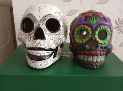 Mexican ceramic skulls