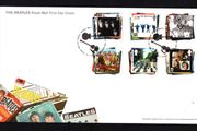 2007 Great Britain The Beatles Commemorative Stamps addressed First Day Cover (FDC) with Edinburgh pictorial cancel.