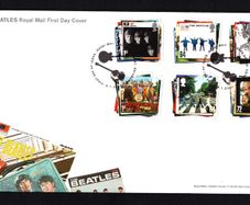 2007 Great Britain The Beatles Commemorative Stamps addressed First Day Cover (FDC) with Edinburgh pictorial cancel.
