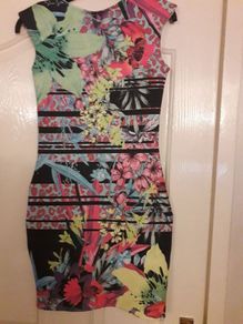 Dress/River Island Figure Hugging Dress....Size: 10 UK .. 36 EU/Price Drop