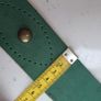 FRANGI Green Leather Studded Belt Image 6