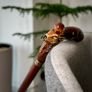Unique Handmade Walking Stick, Deer Handle, Never Used Image 2