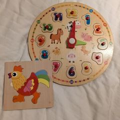 2 x wooden puzzles