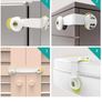 Child Safety Locks, Flow.month 10 Pack Child Safety Cupboard Locks, No Tools or Drilling Needed, Baby Cabinet Locks for Kitchen Cabinets, Drawers, Appliances, Closet, Kitchen, Fridge and Oven, Trash Image 3