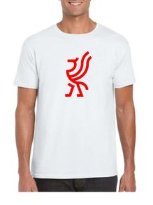 Unisex Liverpool Retro Style Football Shirt White Red Mens (S-XXL) LFC