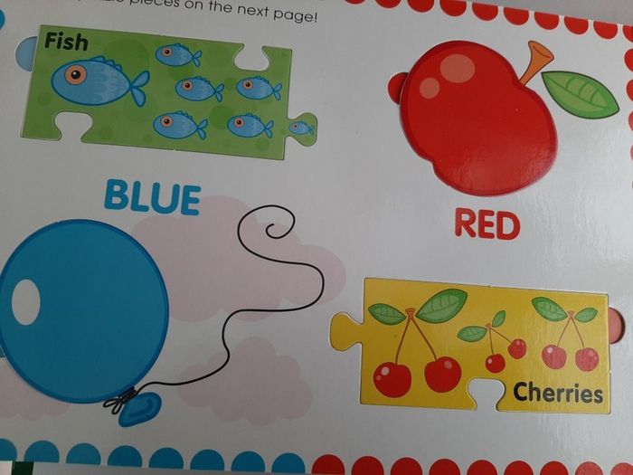 New childs large activity/colours/jigsaw book